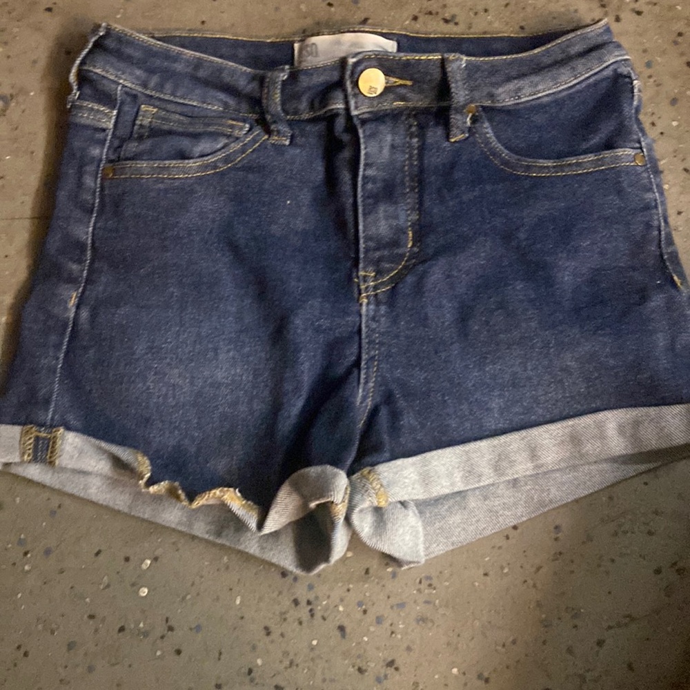 RSQ size 25 dark blue shorts